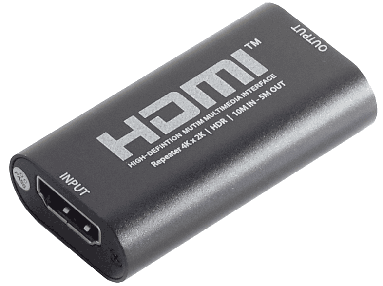 Takt Erhverv pølse KABELBUDE HDMI Extender-Verstärker, 2.0, 4K mit HDR Umschalter & Verteiler  | MediaMarkt