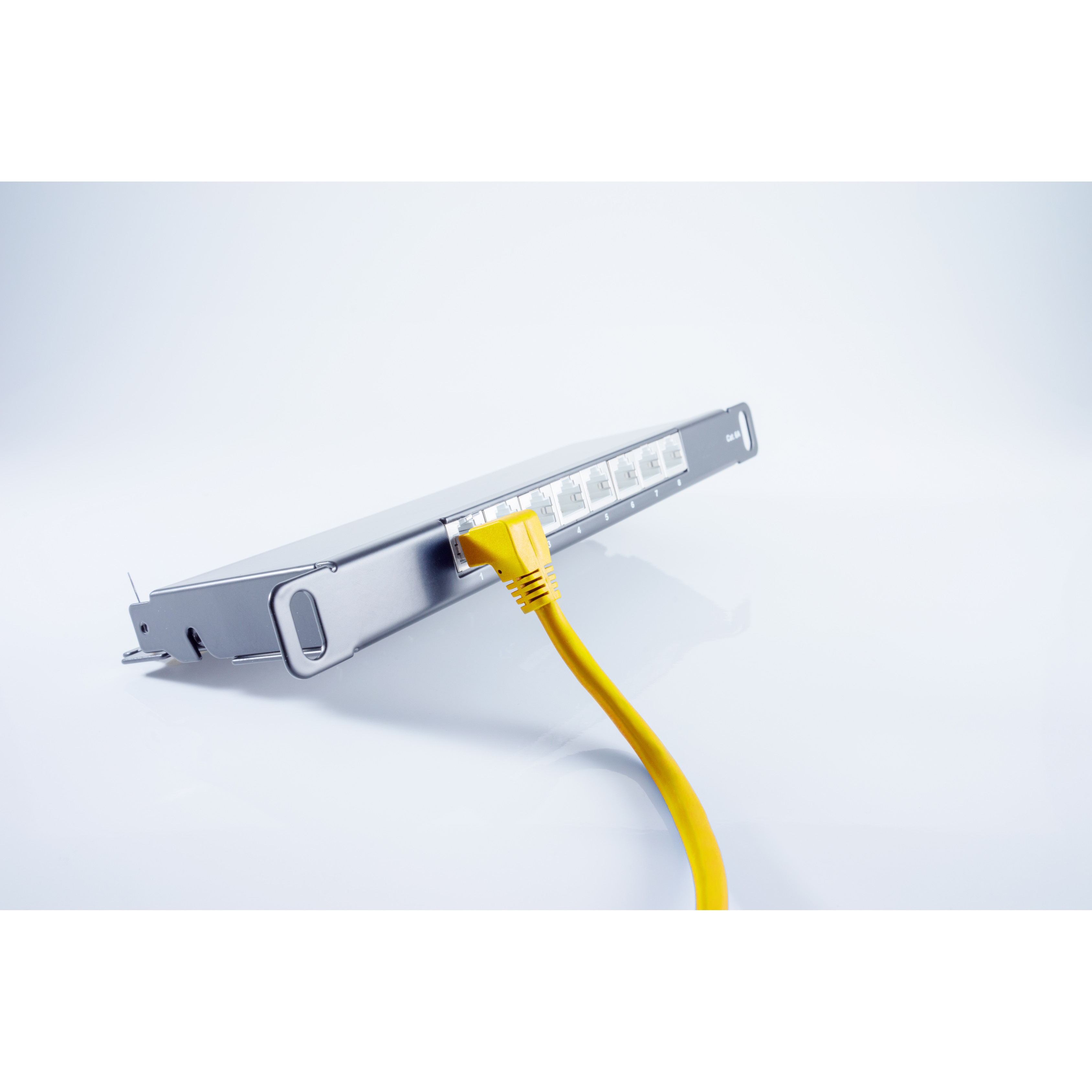 KABELBUDE Kabel m PIMF cat 0,5m, 0,50 Patchkabel gelb 6 Winkel-gerade S/FTP RJ45,