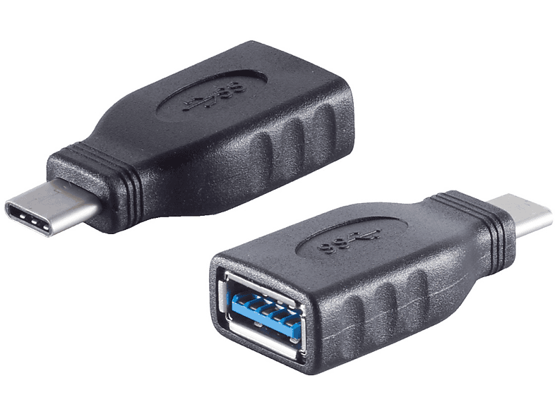 KABELBUDE Adapter, USB 3.1 3.0 USB-C Buchse Adapter - A C St. USB