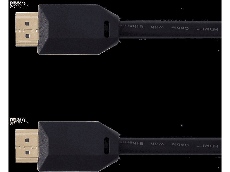 KABELBUDE Ultra HDMI Kabel, 10K, PVC, schwarz, 2m HDMI Kabel