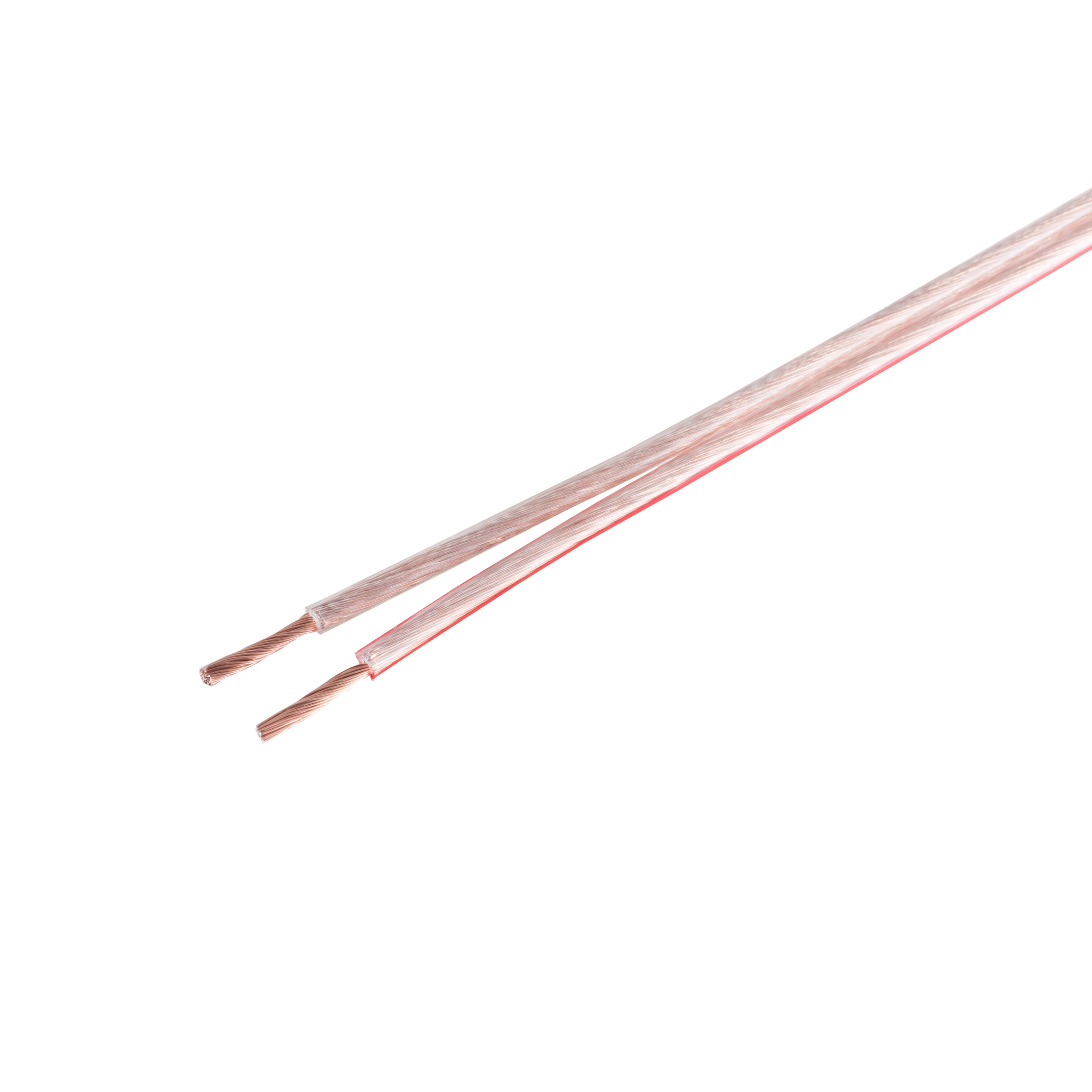 Câble Enceintes 10m 2x2.5mm² – Cuivre OFC Transparent, DCSk