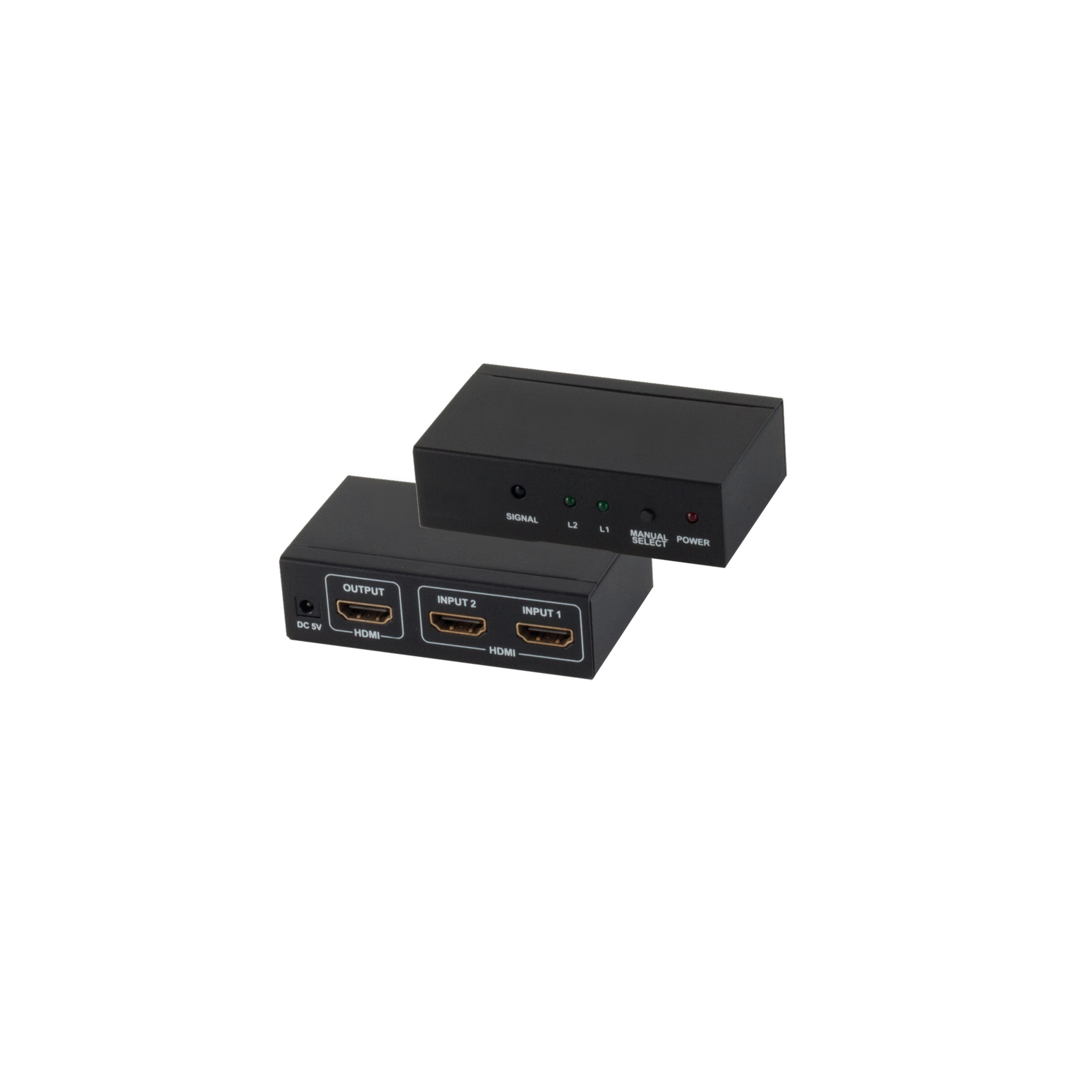 KABELBUDE HDMI Switch, 2x 1x IN & Umschalter 3D, 4K2K, VER1.4 OUT, Verteiler