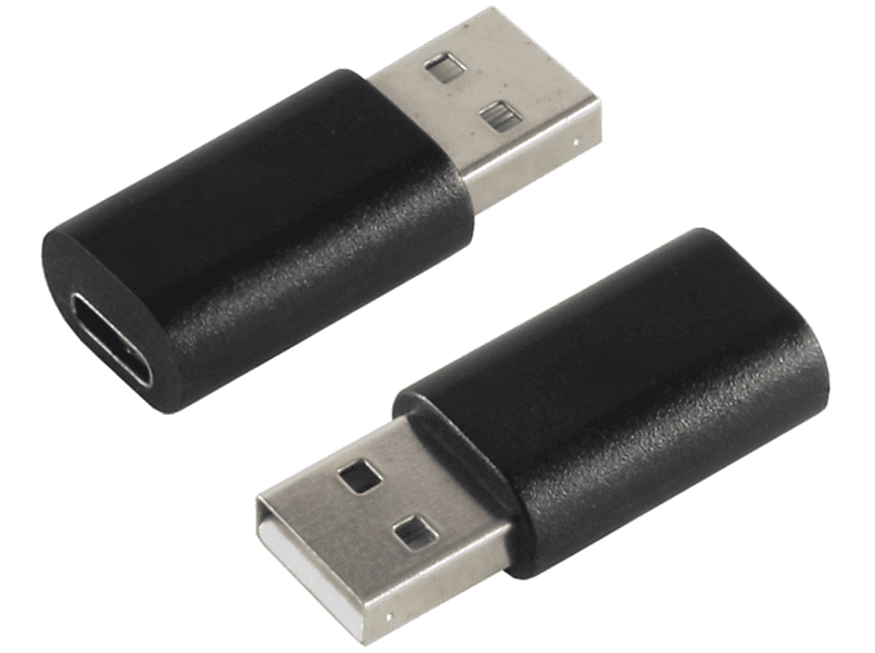 KABELBUDE Adapter USB 2.0 A Stecker auf USB 3.1 C Buchse USB-C Adapter