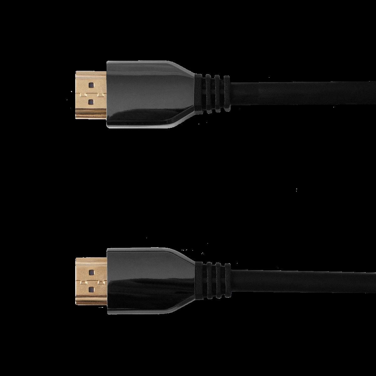 HDMI Kabel HDMI Kabel, 1,5m KABELBUDE 10K, Ultra Metall, schwarz,