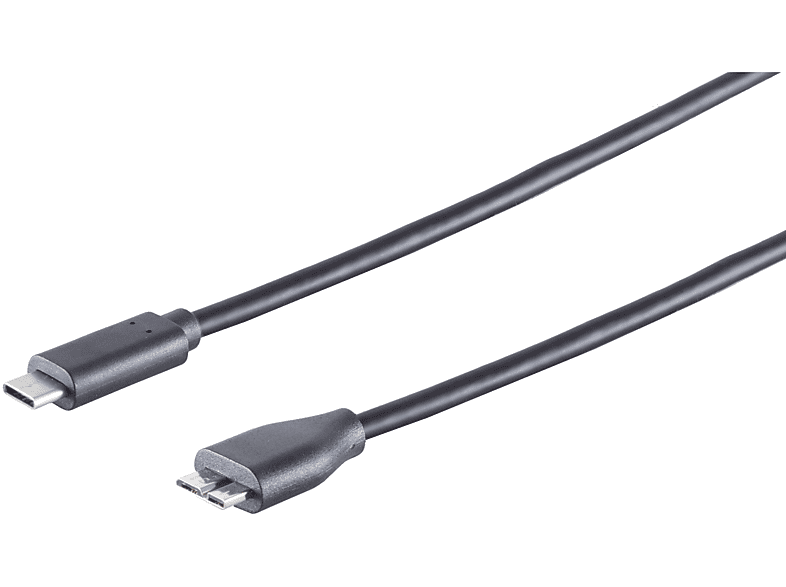 KABELBUDE USB Kabel, 3.1 Kabel C-Stecker USB Micro 1,8m 3.0 - B-St