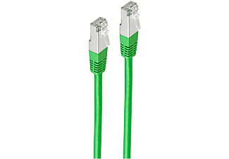 SHIVERPEAKS Patchkabel cat. 5e F/UTP grün 0,25m, Patchkabel, 0,25 m