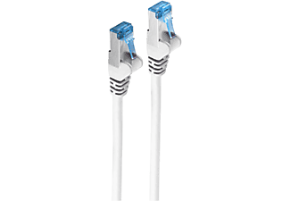 SHIVERPEAKS Patchkabel cat6A S/FTP PIMF weiß 3m, Patchkabel, 3 m