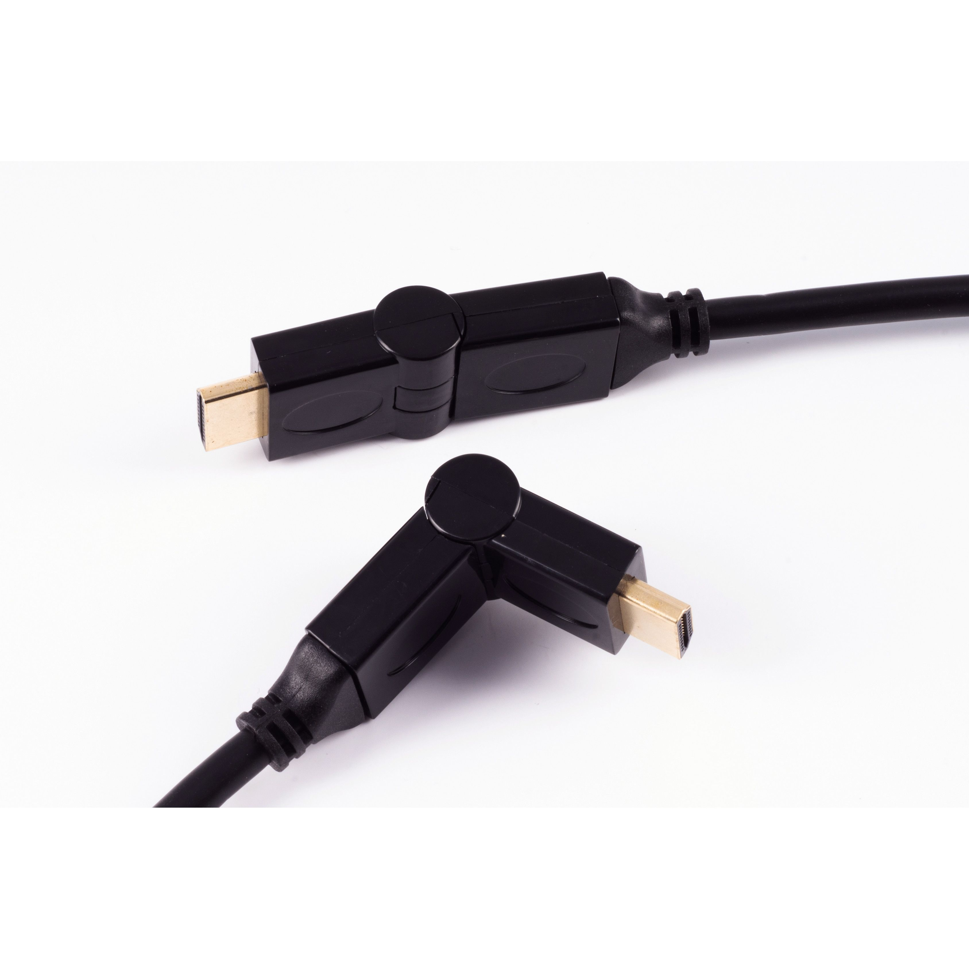 HEAC 5m Kabel HDMI A-Stecker/HDMI winkelbar A-Stecker SHIVERPEAKS HDMI