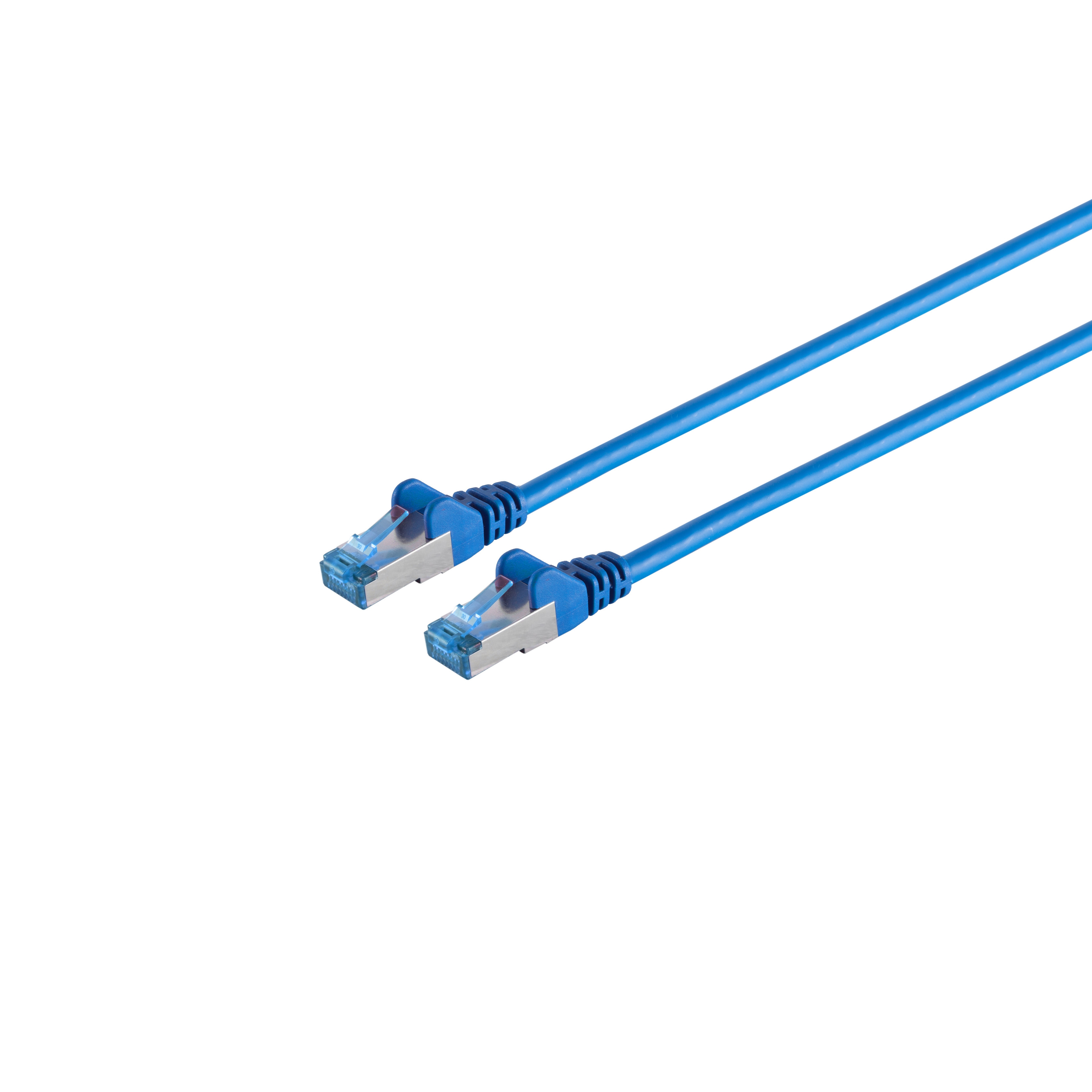 PIMF blau m S/CONN cat6A 0,50 Patchkabel CONNECTIVITY MAXIMUM 0,5m, RJ45, S/FTP Patchkabel