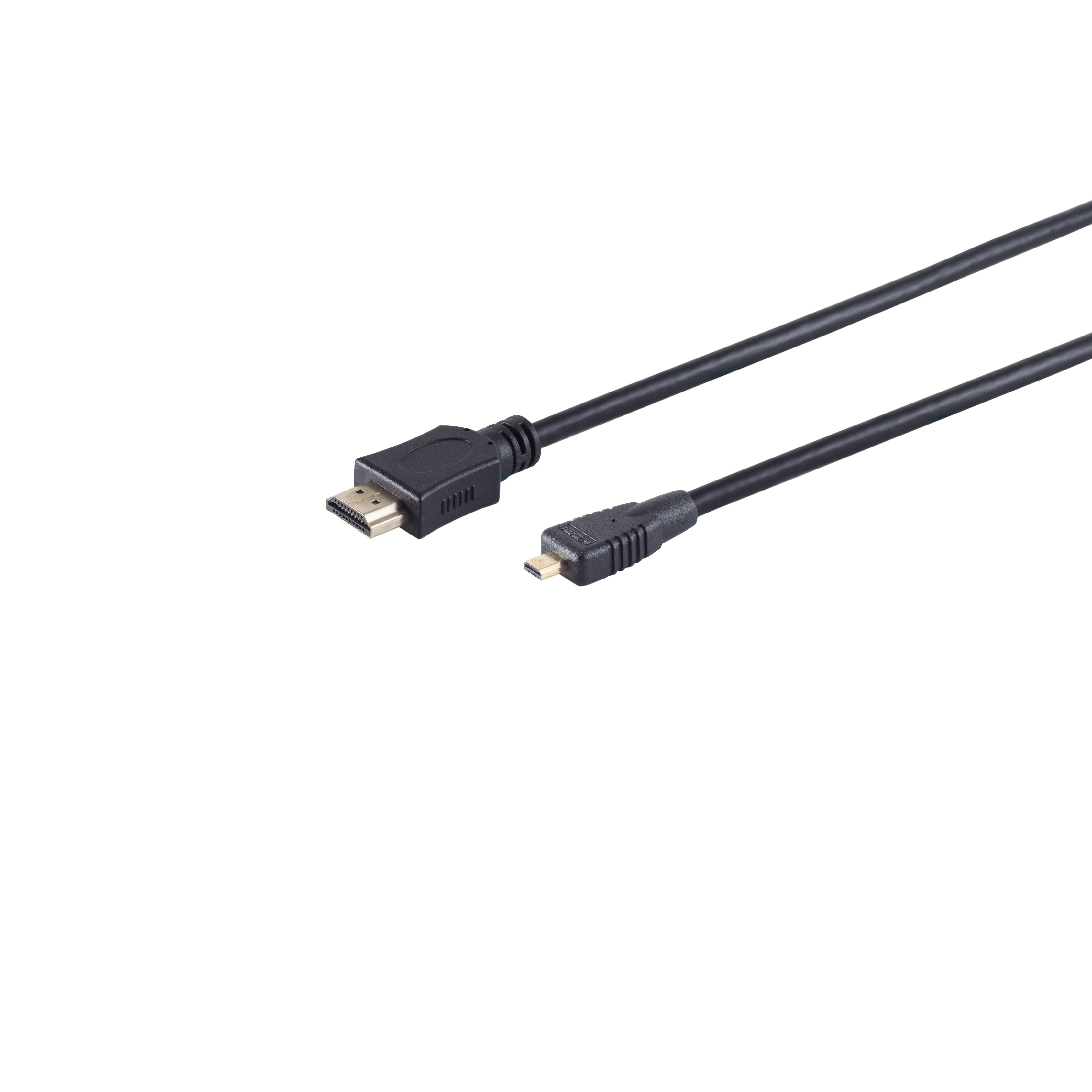 S/CONN MAXIMUM A-Stecker/HDMI micro 2m CONNECTIVITY verg D-Stecker HDMI Kabel HDMI HEAC