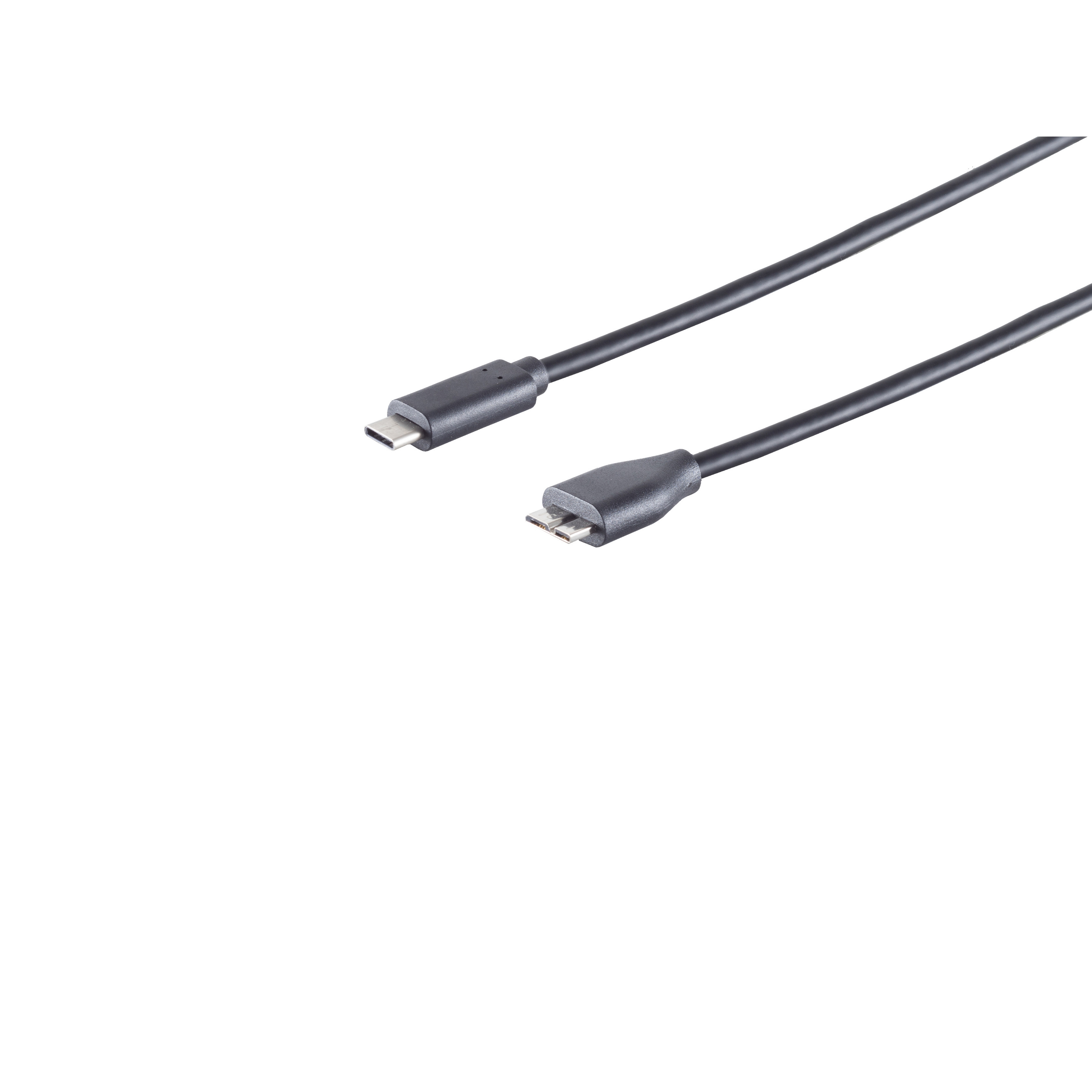 KABELBUDE USB Kabel, Micro Kabel C-Stecker 1m B-St., USB - 3.1 3.0