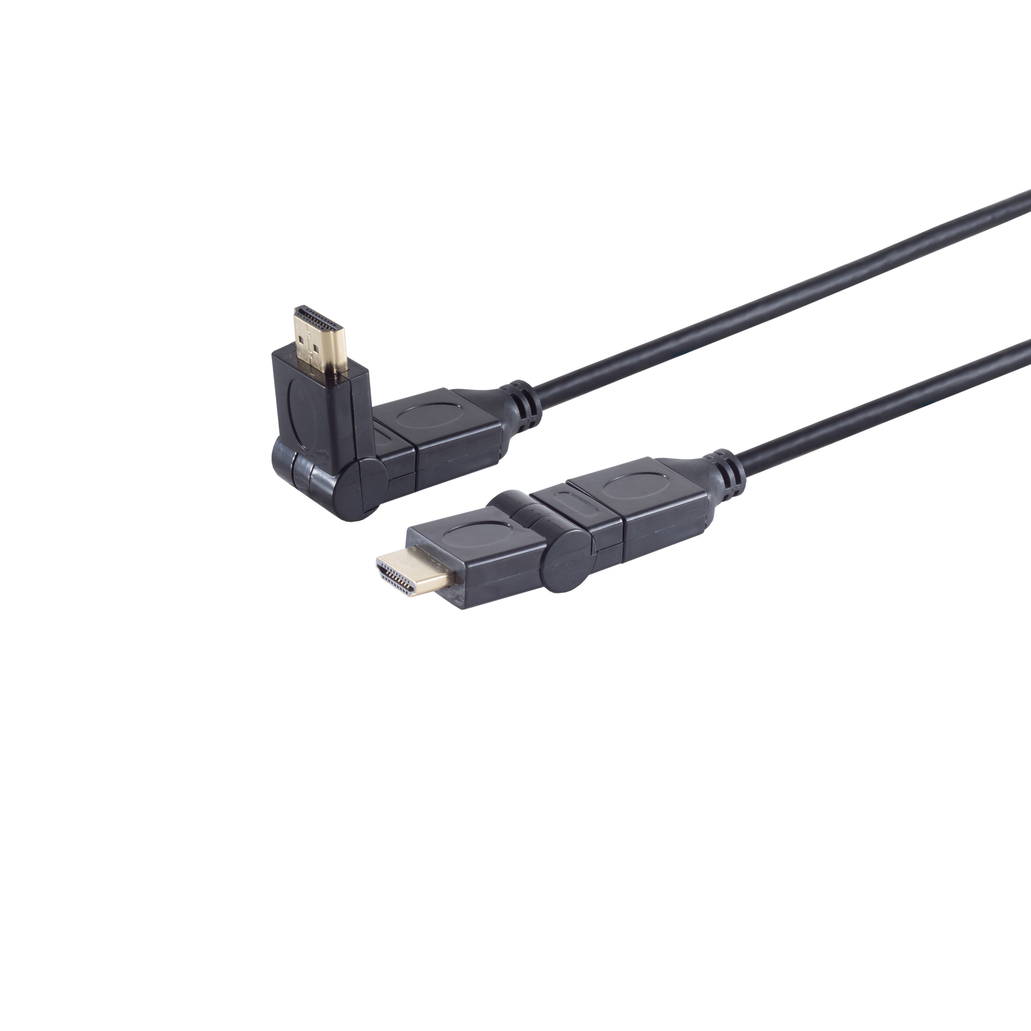 MAXIMUM HDMI A-Stecker A-Stecker/HDMI S/CONN 5m winkelbar Kabel HDMI CONNECTIVITY HEAC