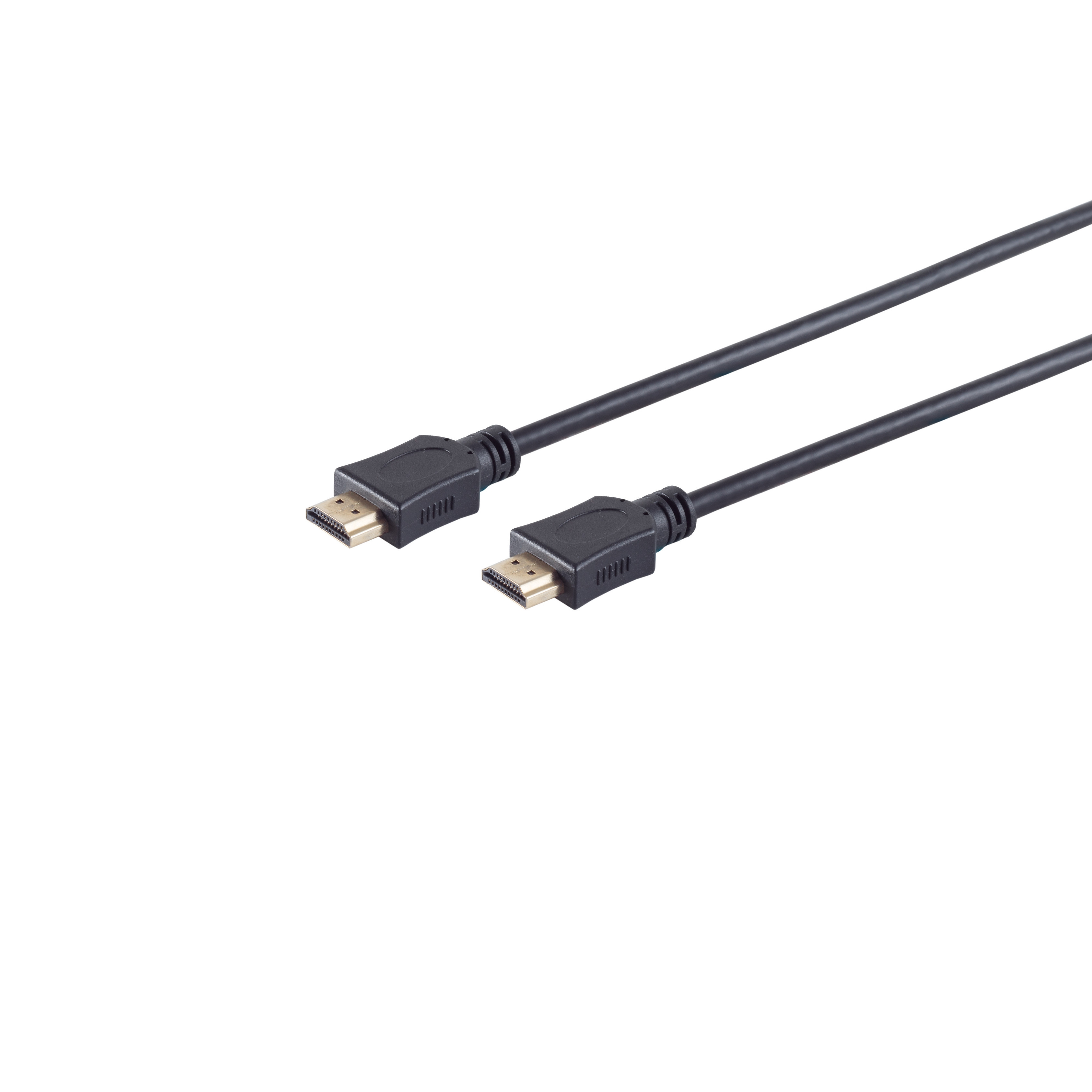 HDMI A-Stecker HDMI S/CONN 3m A-Stecker Kabel HDMI verg, OD6mm MAXIMUM CONNECTIVITY auf