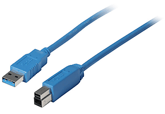 voordeel Eigenlijk kompas S/CONN MAXIMUM CONNECTIVITY USB Kabel A Stecker / B Stecker USB 3.0 blau  0,5m USB Kabel | MediaMarkt