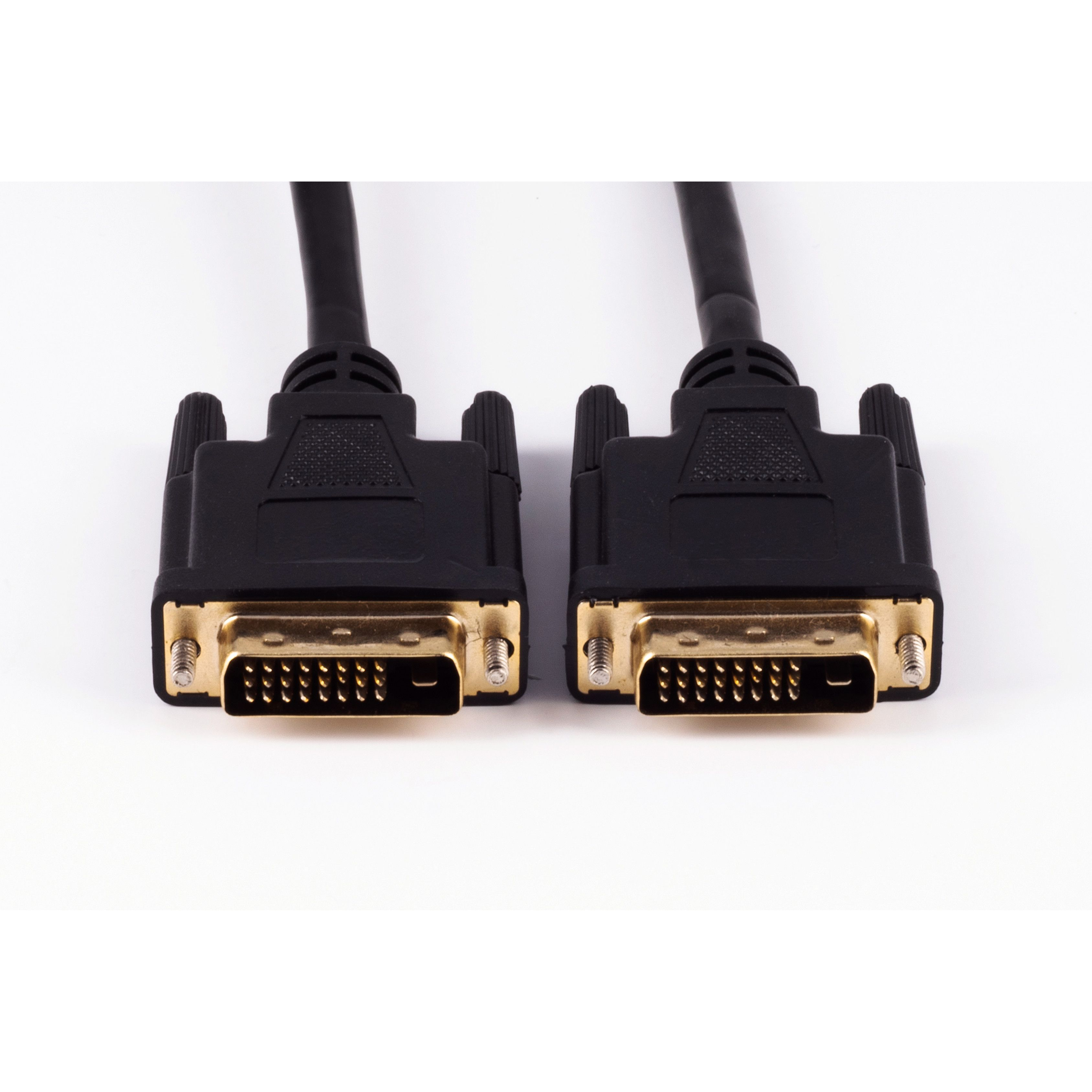 Kabel, m 1m, verg. DVI DVI-D 1 24+1 / St. St DVI-D Dual-Link SHIVERPEAKS