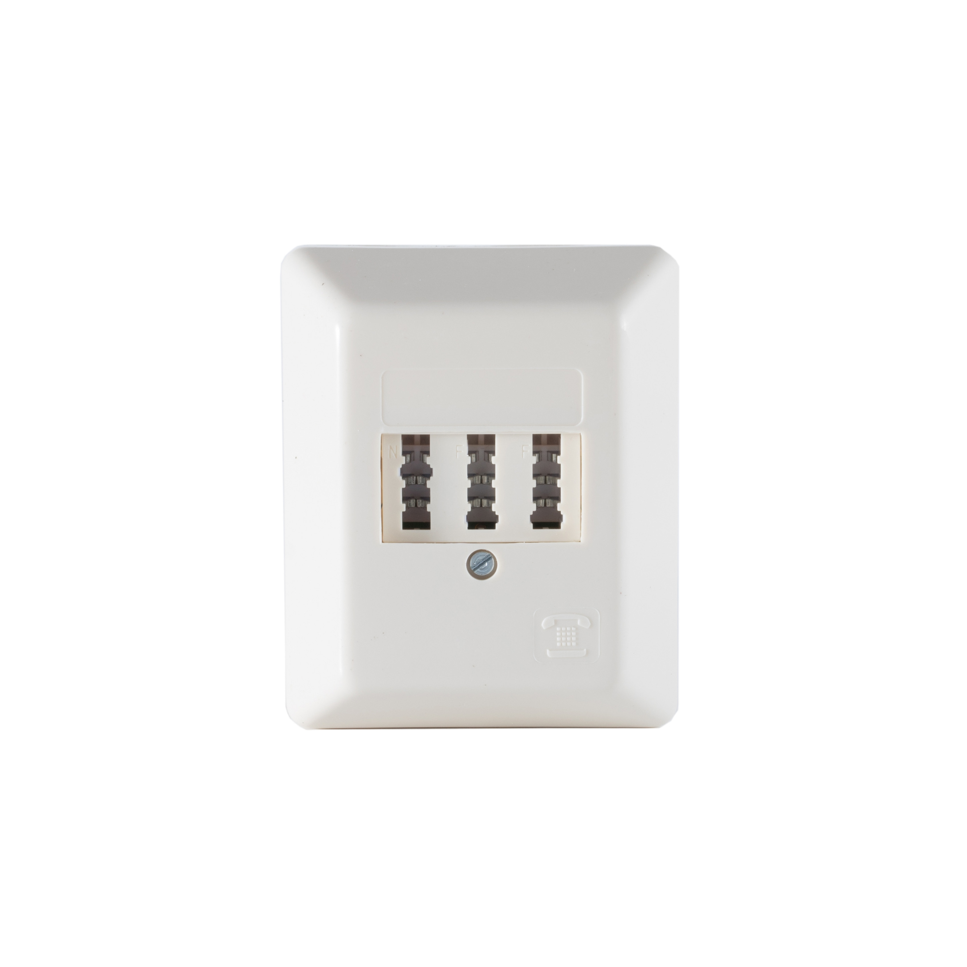 Presa Telefono Vivanco TAE Presa Da Incasso AP 2x TAE-N TAE-F NF