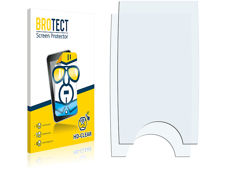 BROTECT 2x klare Schutzfolie(für Samsung SGH-U700)