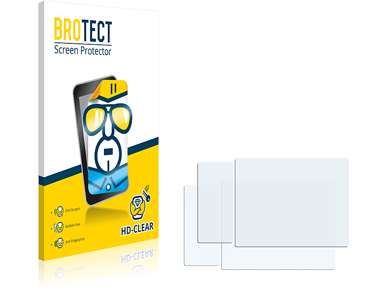 BROTECT 2x klare Schutzfolie(für Olympus SLR) E-3