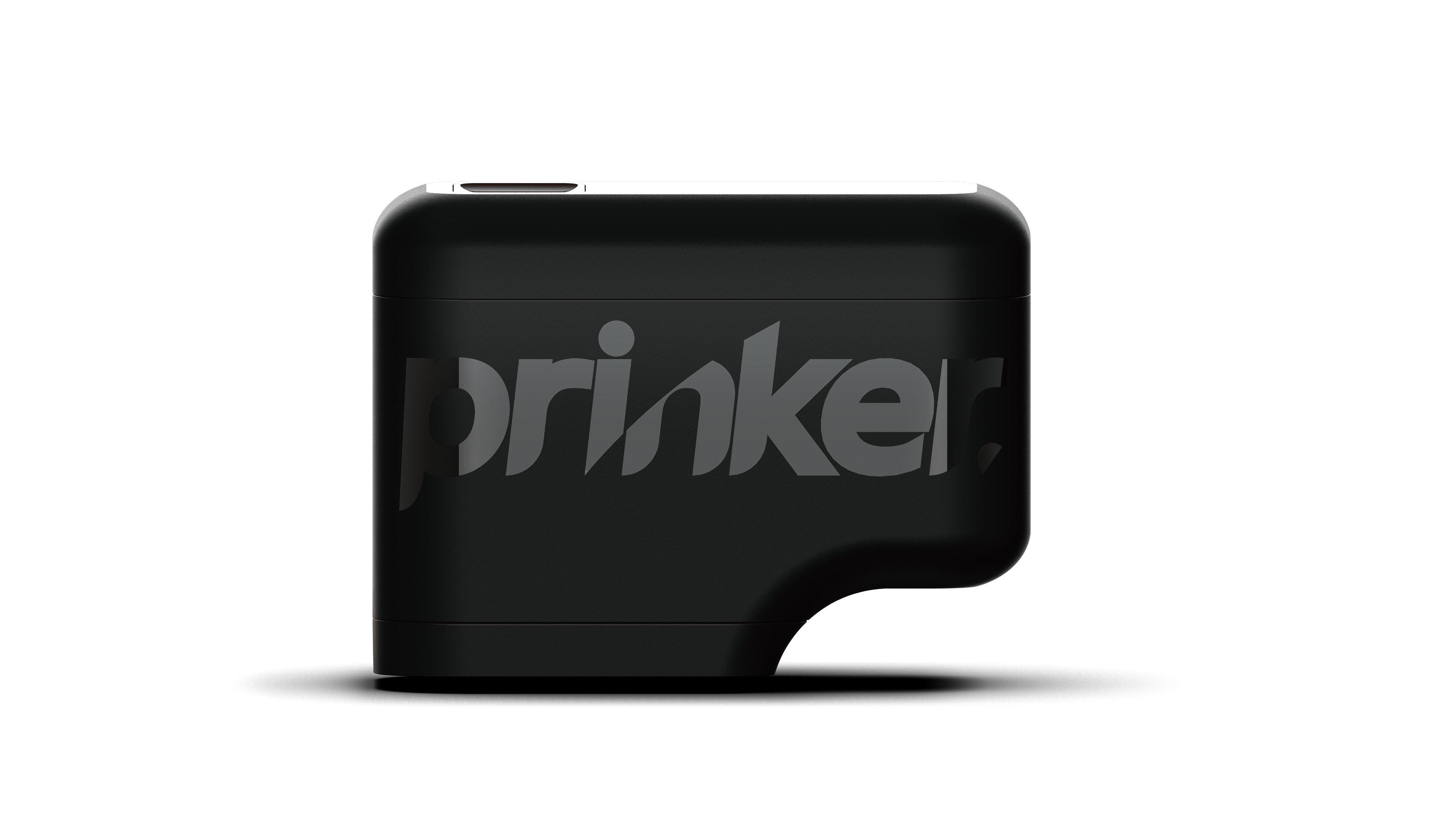 Czarne urządzenie ze słowem 'sprinkler' w białych literach.