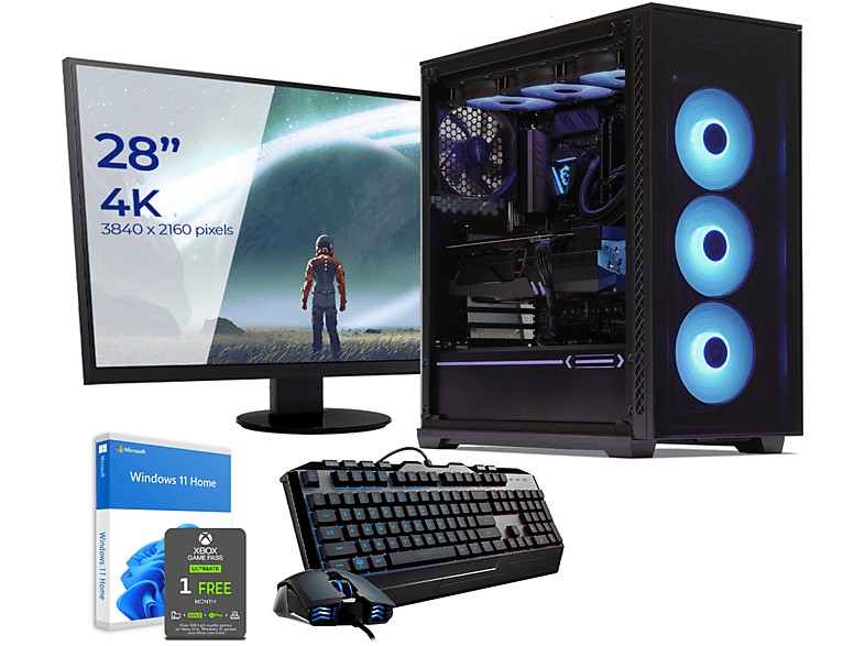 SEDATECH Intel i7-13700KF mit 3000 1000 32 Gaming Intel RAM, GB 16 Prozessor, SSD, Wasserkühlung, i7-13700KF GB RTX4080, Geforce mit HDD, GB PC GB