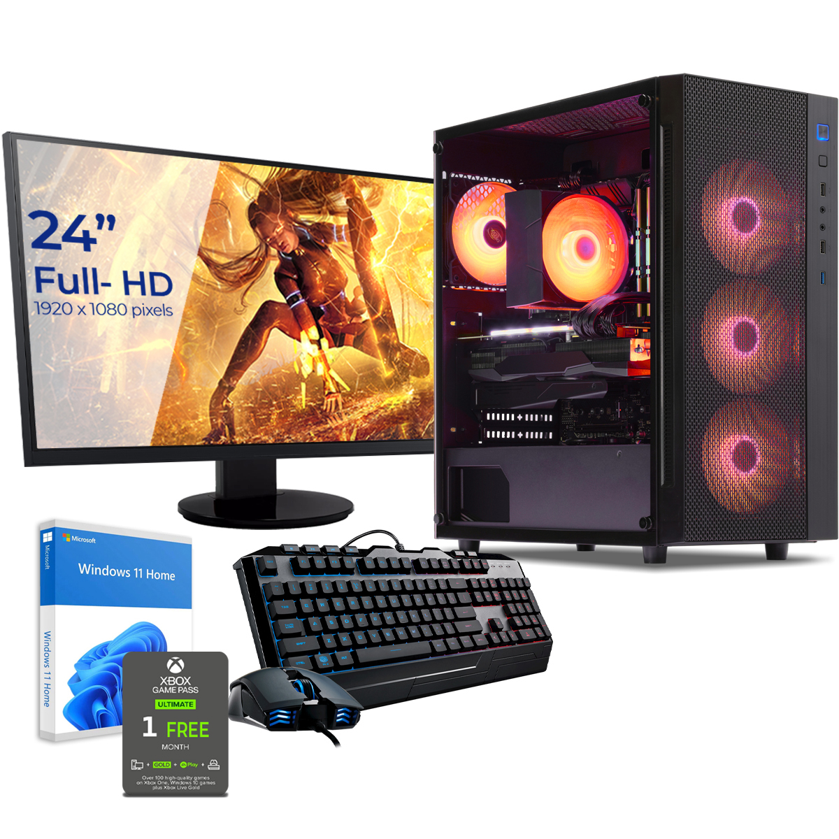 GB Gaming PC GB i7-11700KF RTX3060, SEDATECH SSD, 1000 16 GB HDD, Prozessor, Intel RAM, Intel mit i7-11700KF, Geforce 2000 GB 12