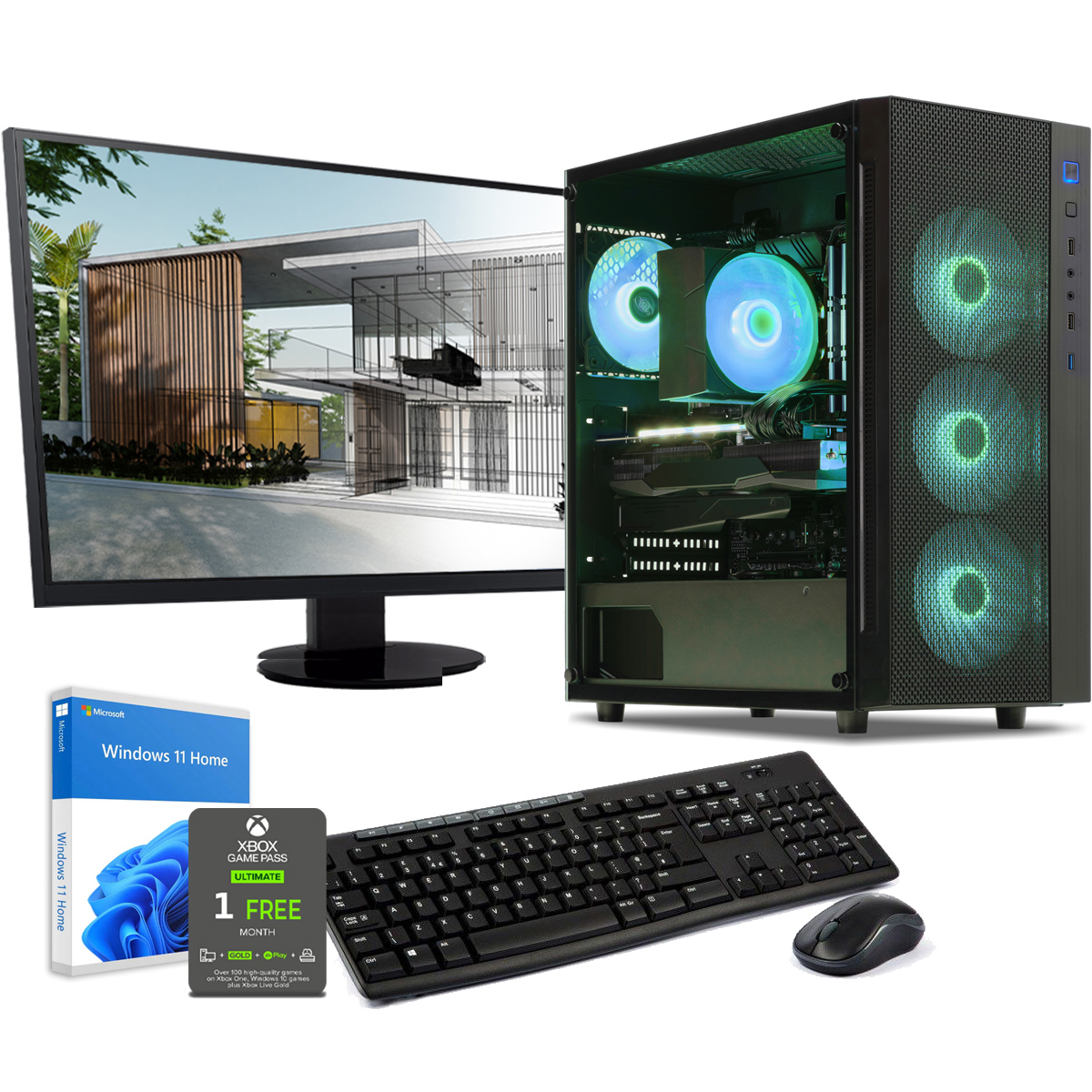 i9-13900KF, 24 Intel RTX4090, SSD, PC-desktop Geforce 64 mit GB SEDATECH GB i9-13900KF Prozessor, GB Intel 2000 RAM,