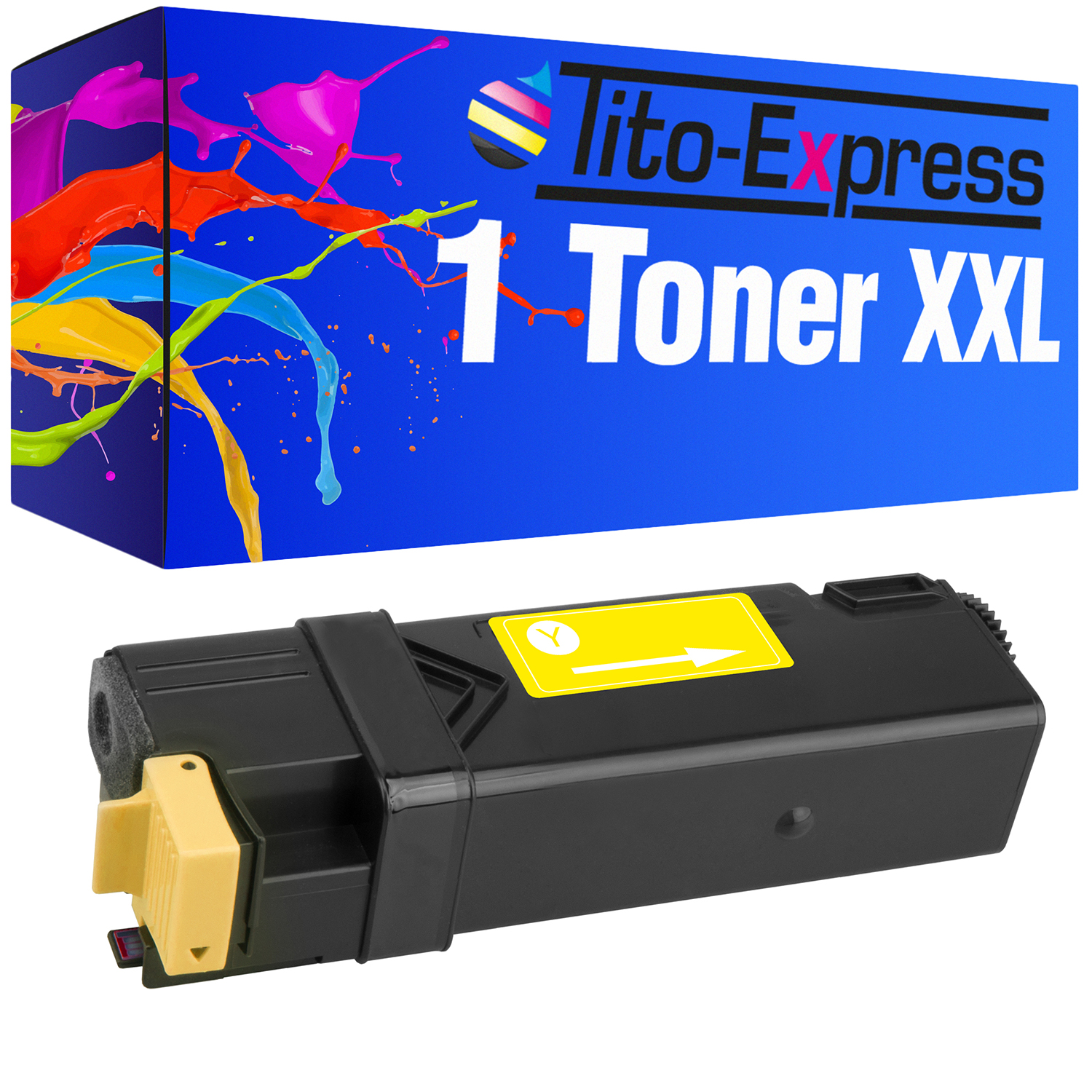 Y yellow PLATINUMSERIE Toner 6140 TITO-EXPRESS