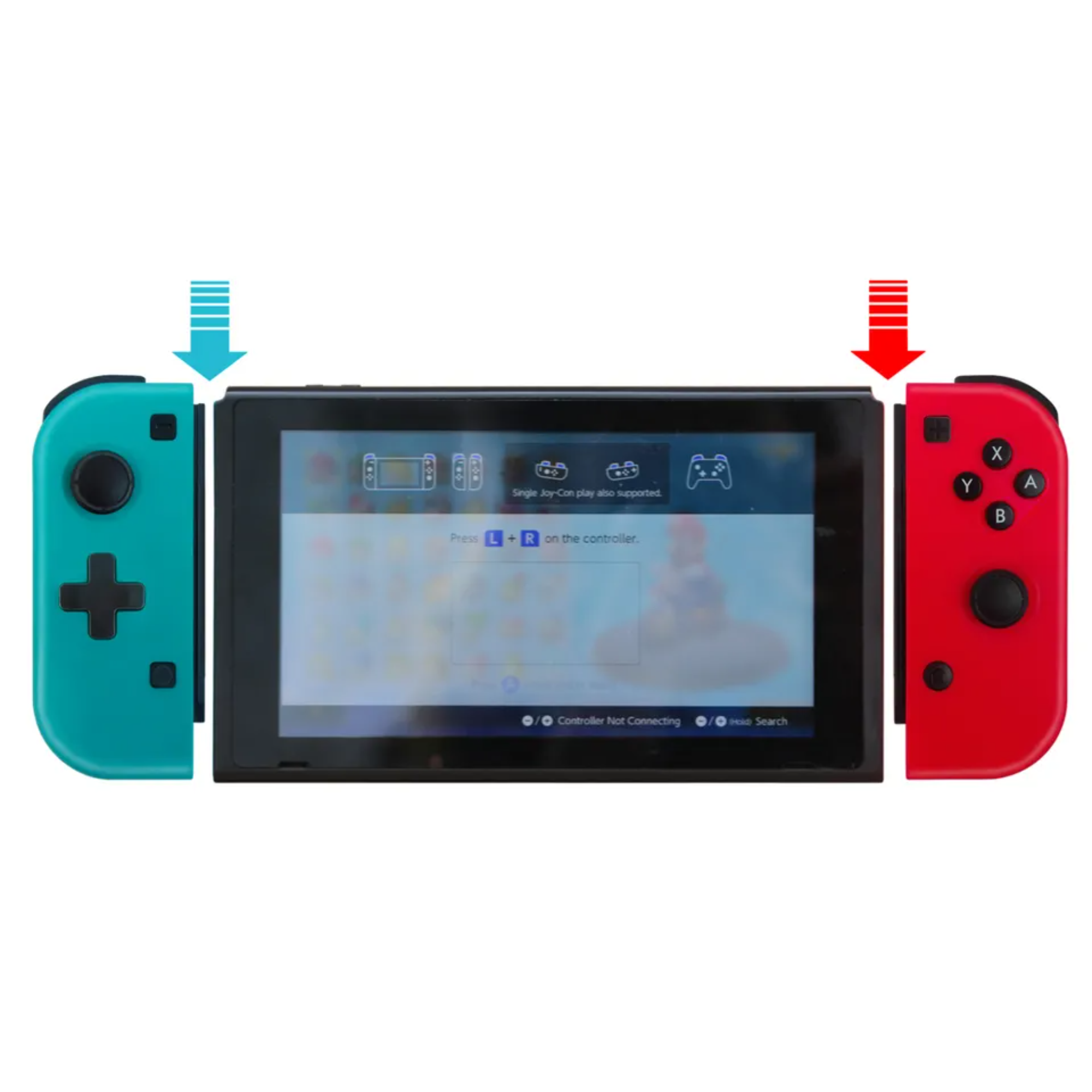 Ergonomischer Switch-Controller BLUE CHILLI Nintendo mit Vibrationstechnologie