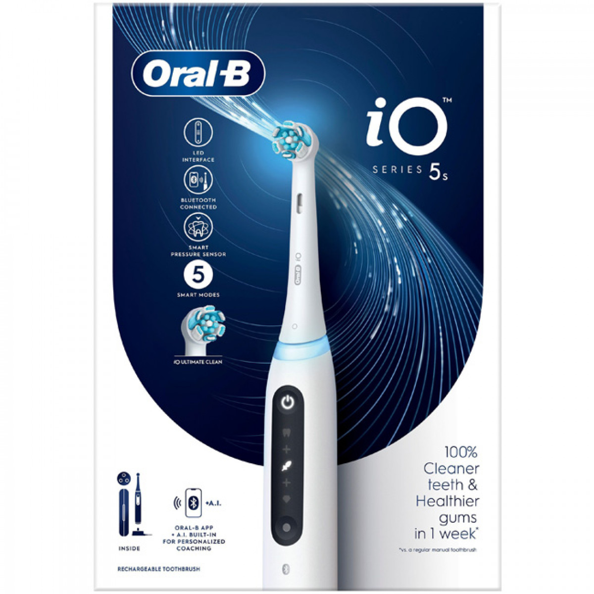 elektrische 260379 Zahnbürste Weiß ORAL-B