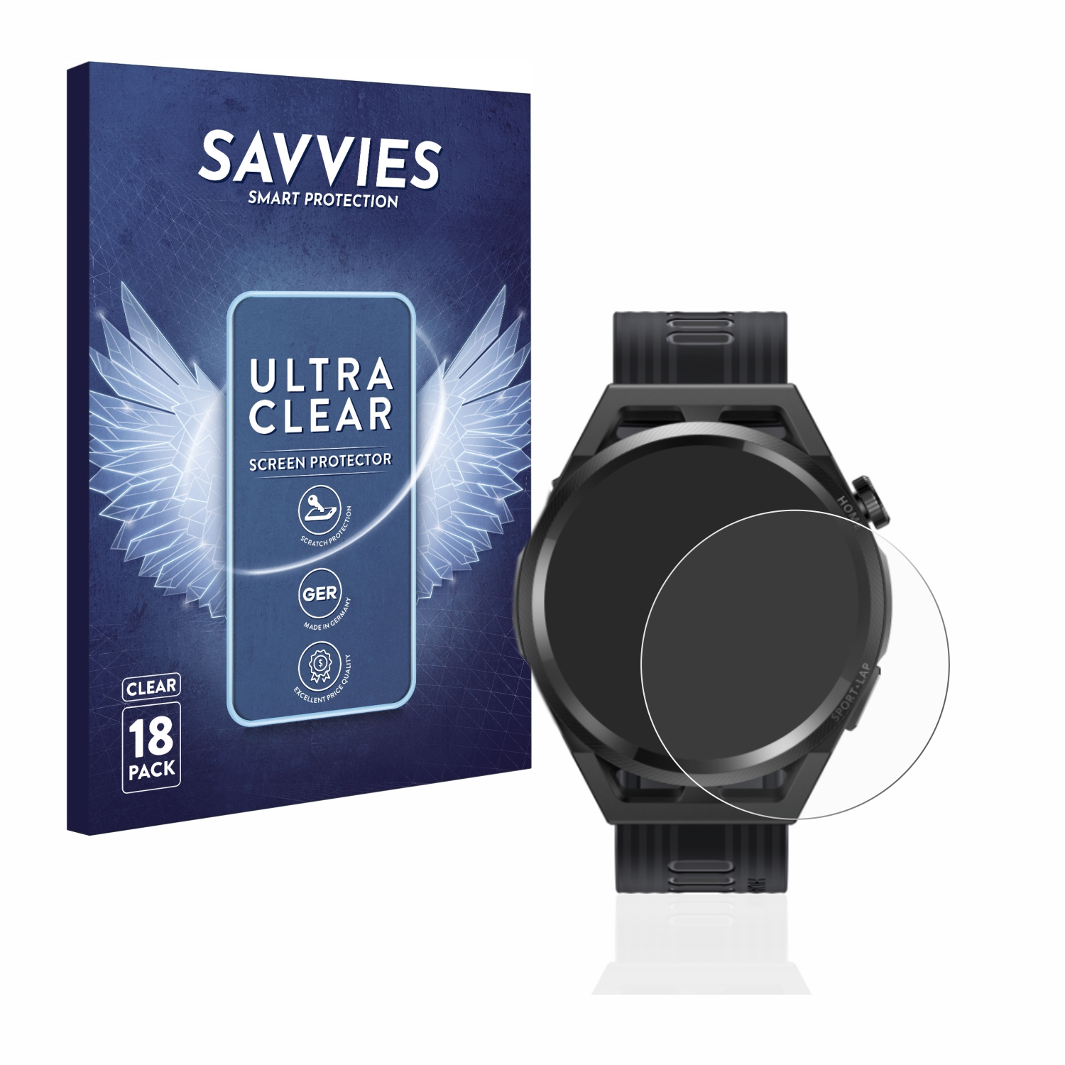 Schutzfolie(für Huawei Watch Runner) klare GT 18x SAVVIES