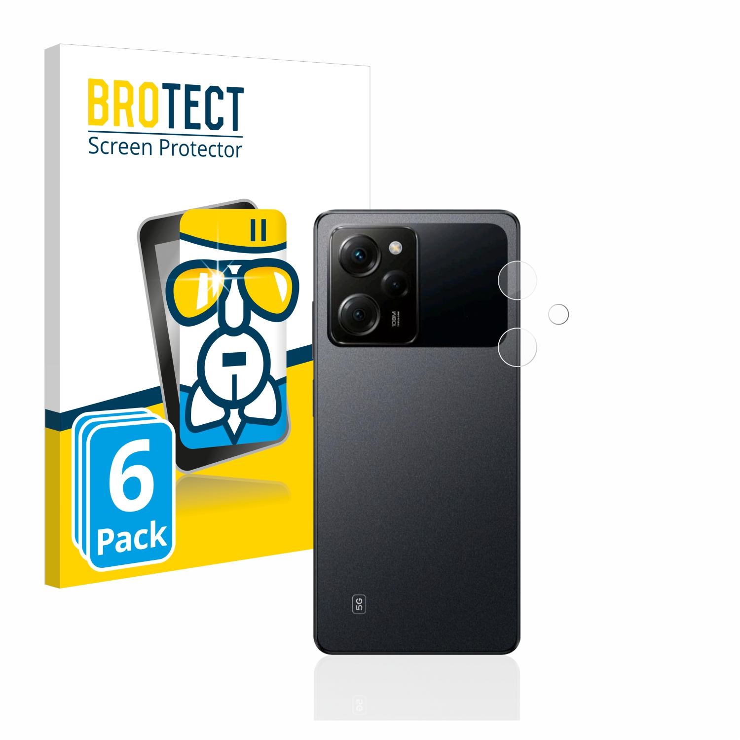 BROTECT Kamera)) klare Xiaomi Schutzfolie(für X5 6x Poco (NUR Pro Airglass