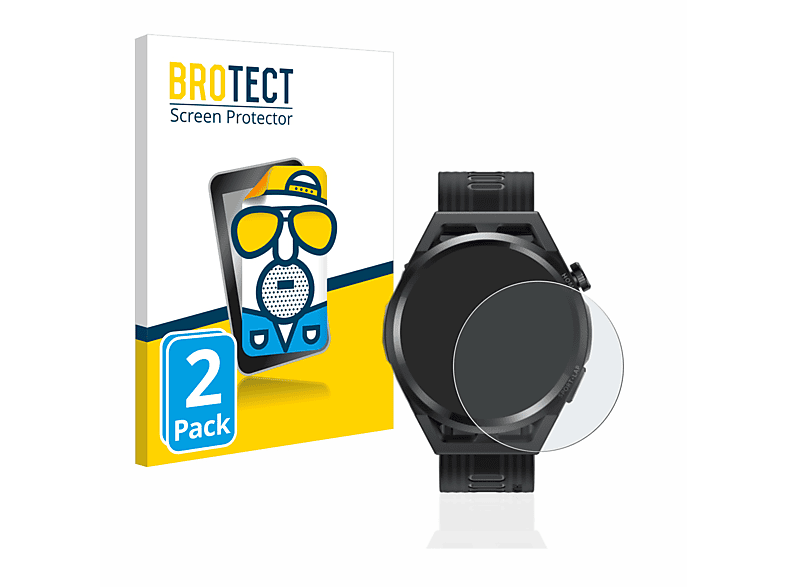 BROTECT 2x matte Schutzfolie(für Huawei GT Watch Runner)