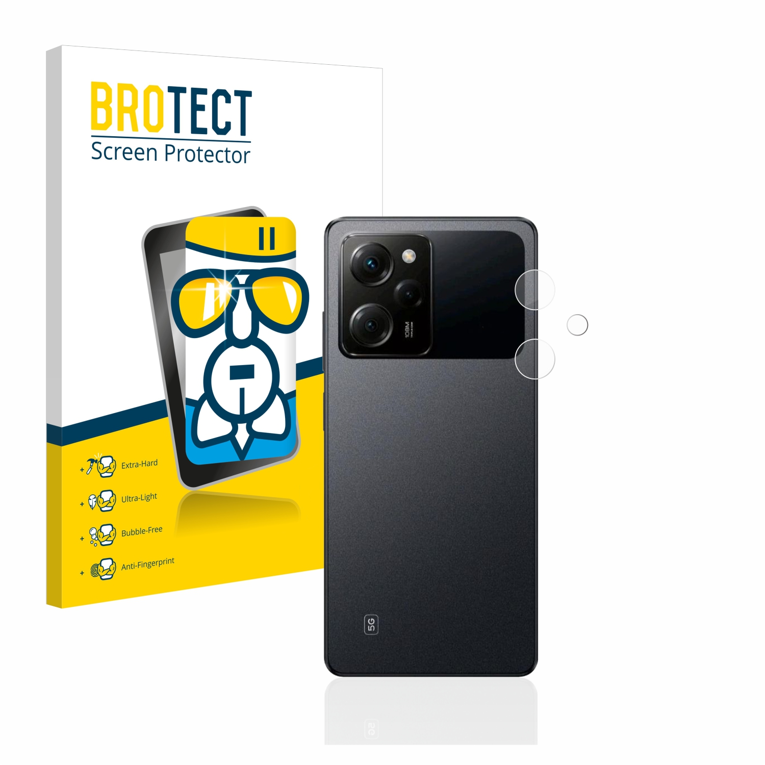 BROTECT Airglass klare Kamera)) Pro Poco Xiaomi Schutzfolie(für X5 (NUR