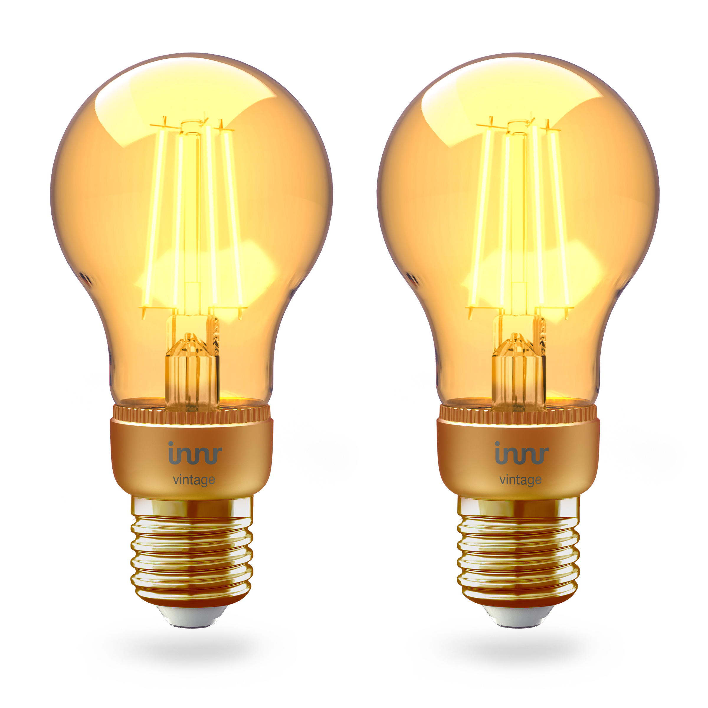 Lampe Zigbee Kompatibel Hue Philips LED, Filament 2200K 263-2 LED Smart 2-pack & Bulb, INNR mit Vintage RF Alexa,