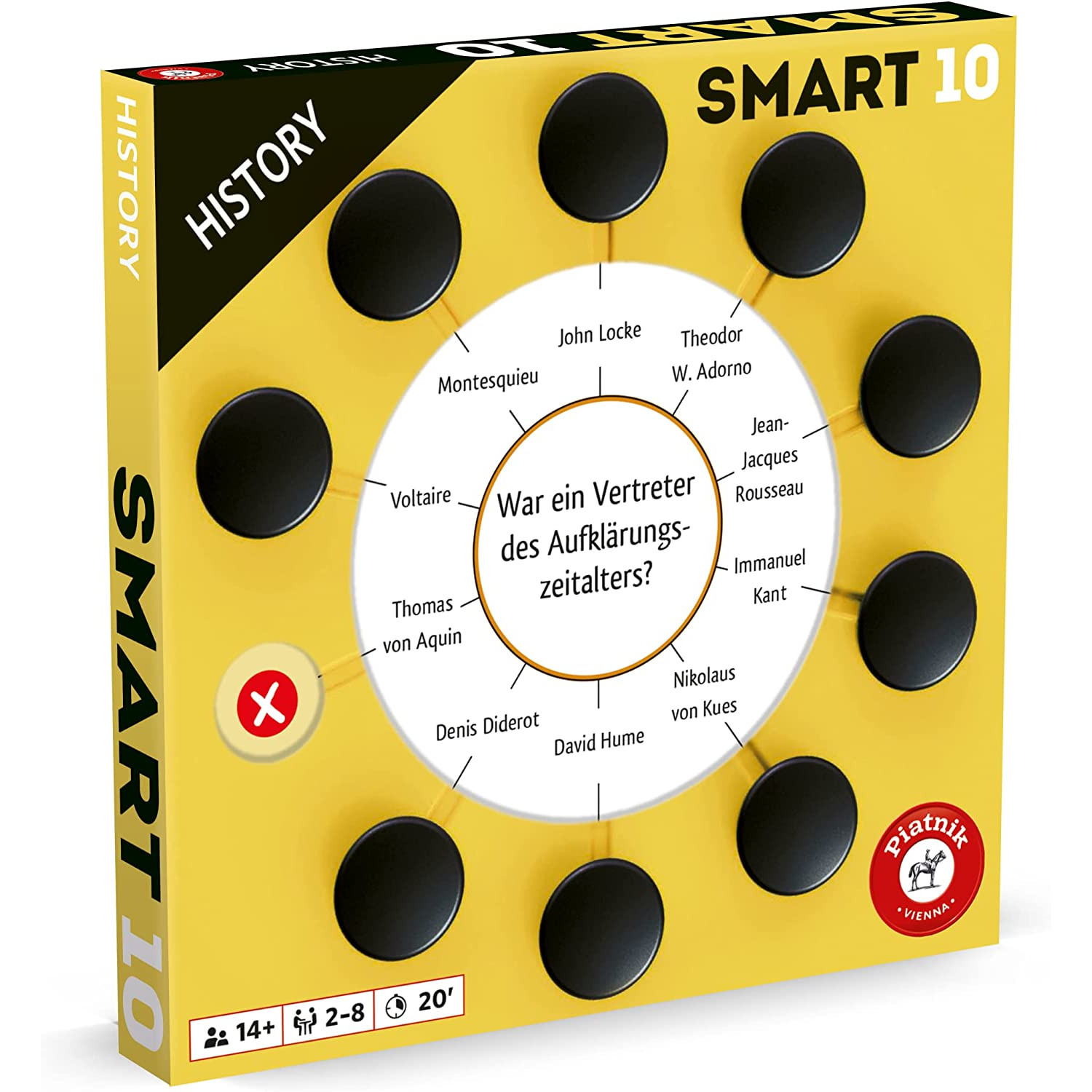 Smart - Zusatzfragen History PIATNIK Gesellschaftsspiel 10 Spielerweiterung
