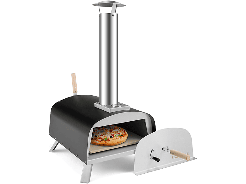 COSTWAY tragbar Pizzaofen