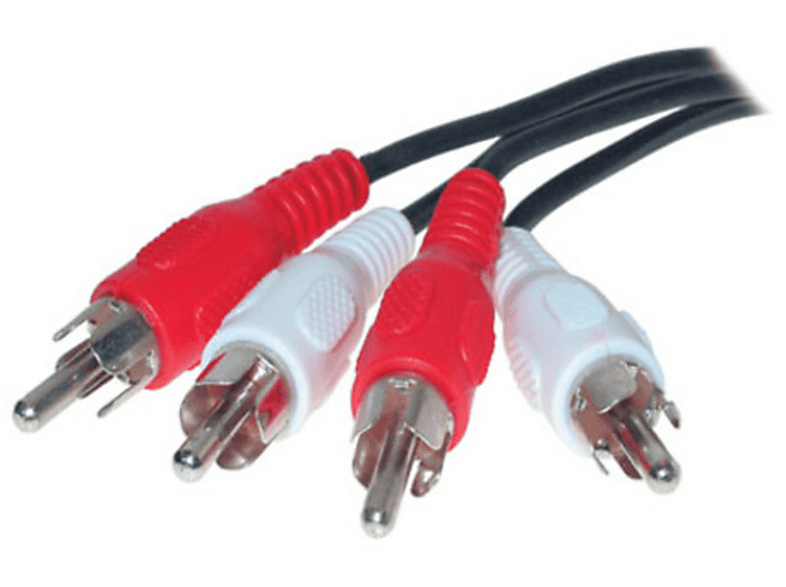 Kabel 2 2 Cinchstecker/ KABELBUDE Audio/Video Cinchstecker, 2,5m