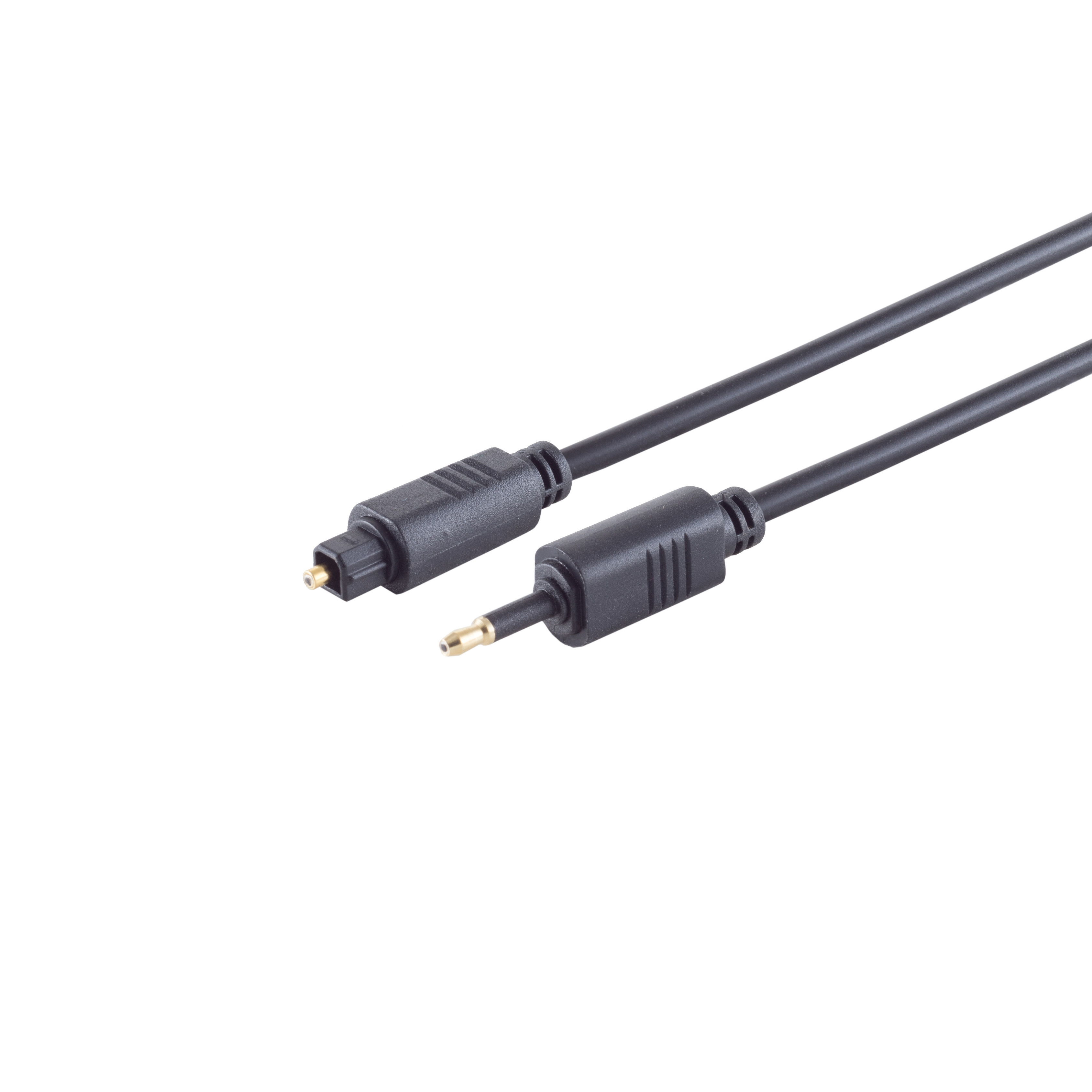 MAXIMUM Kabel 5m CONNECTIVITY S/CONN 4mm, Opti-St. LWL-Kabel Audio/Video Toslink-St./3,5mm