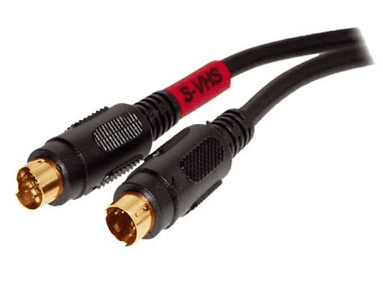 KABELBUDE 4pol. SVHS Stecker/4pol. SVHS St. vergoldet 2m SVHS