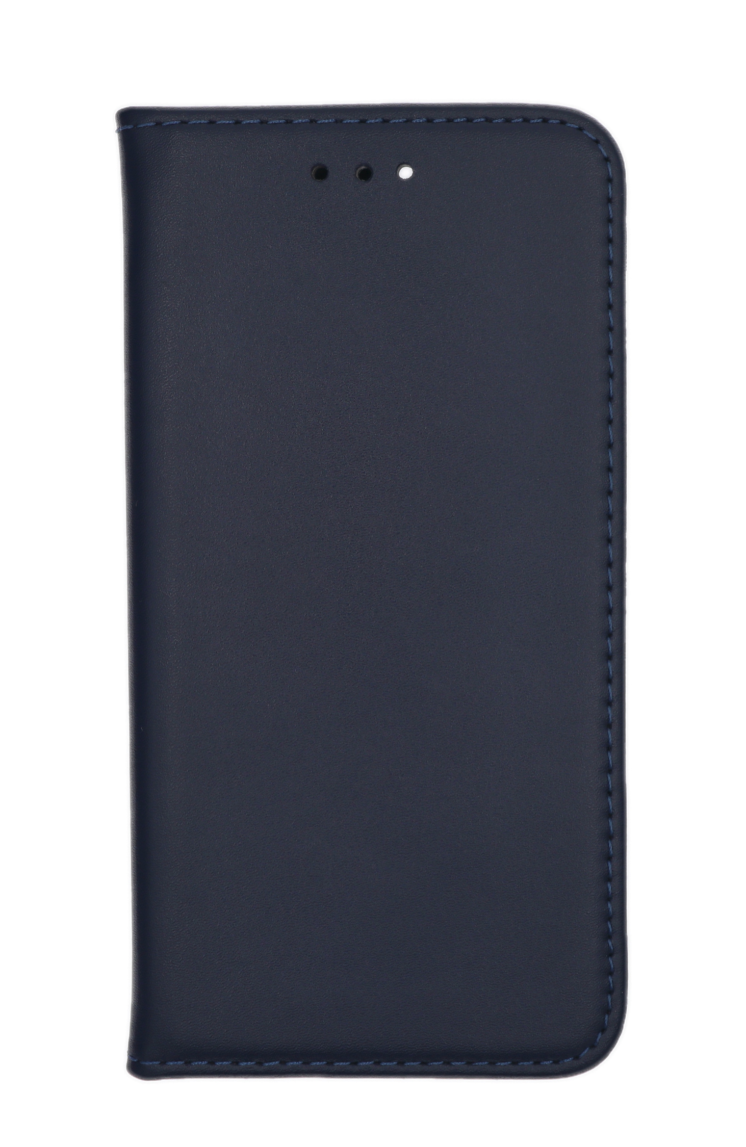 JAMCOVER Echt Leder Bookcase, S23, Galaxy Marineblau Bookcover, Samsung
