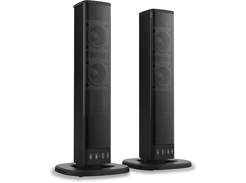 4x5 XORO Leistung, 4000mAh XORO Bluetooth 55 HSB Watt Schwarz Akku, Soundbar, TWS Technologie, 5.0, 2in1-Bluetooth-Soundbar,