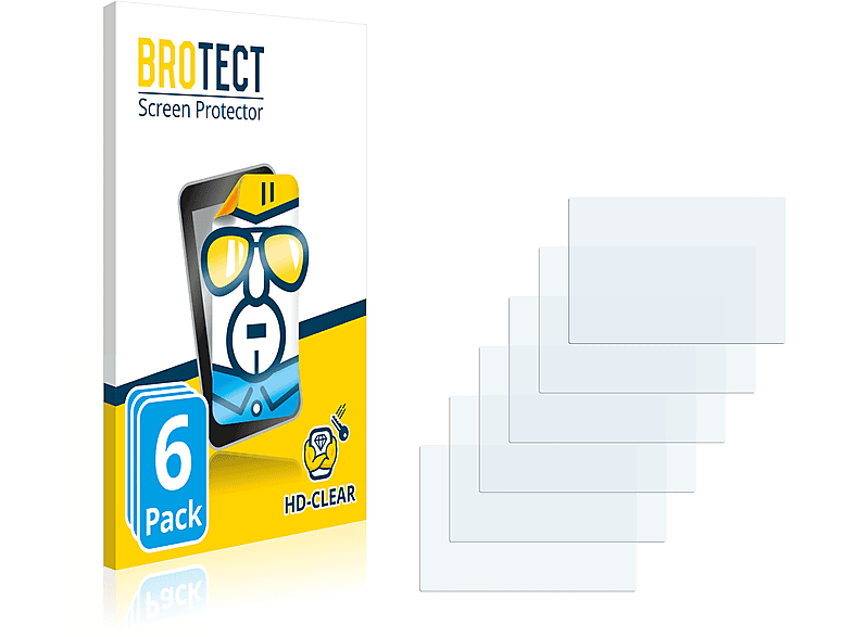 6x E-PL10) PEN BROTECT Schutzfolie(für Olympus klare