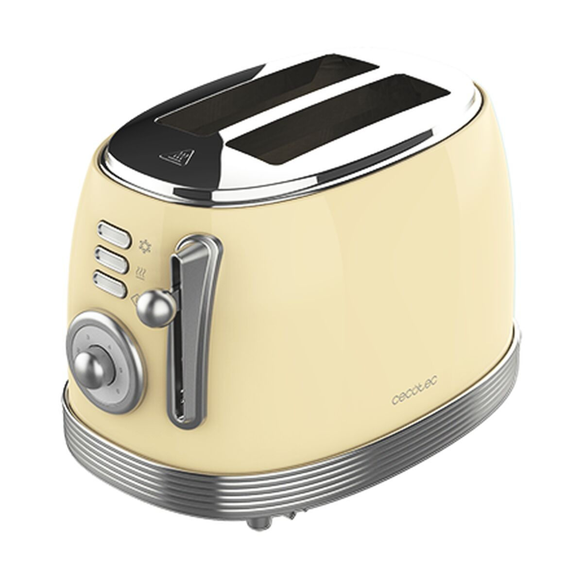 CECOTEC 03210 2) Toaster (850 Watt, Schlitze: Gelb