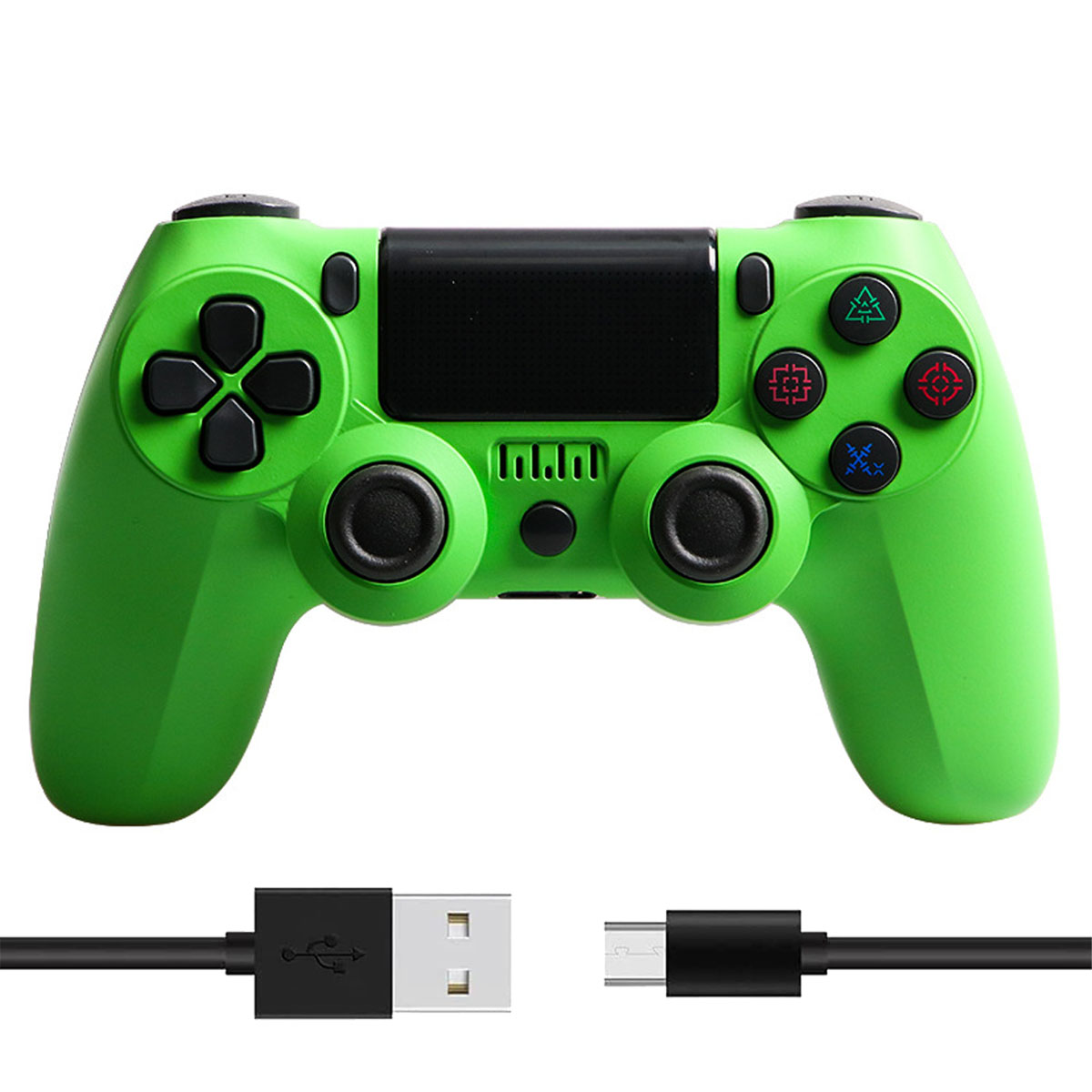 TADOW Gamepad, Wireless Controller Bluetooth Controller, PC/PS3/PS4, Apfel grün Apfelgrün für