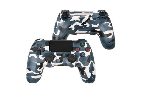 RESPIEL Gamepad,Bluetooth Camouflage Wireless Controller, Doppelseitig Controller | PC/PS4, für SATURN Camouflage Gamepad, blau