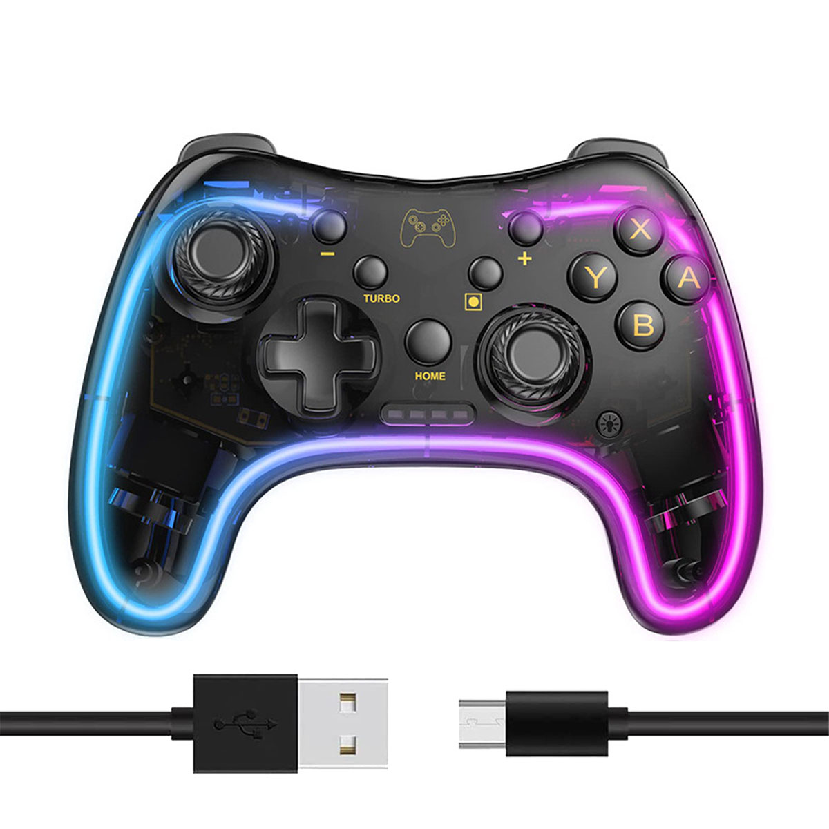 Controller Blackout Blackout PC/Switch RESPIEL Gamepad, Wireless Bluetooth Lite/OLED/Android/iOS, Controller, Gamepad, für