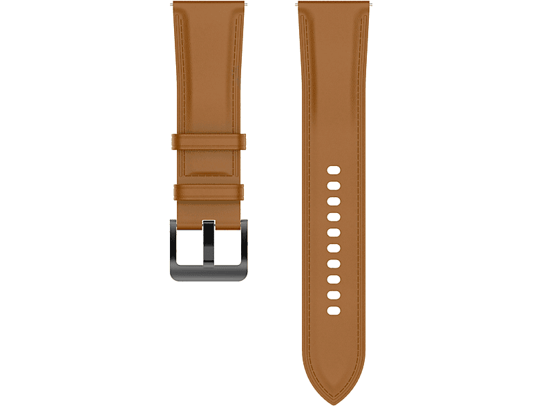 INF Armband aus echtem Leder, Ersatzarmband, Garmin, vivoactive3, Hellbraun
