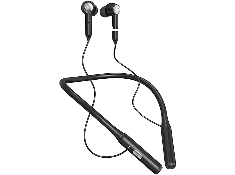 INF Kabellose Sportkopfhörer mit Jumper Bluetooth 5.3, Neckband Bluetooth Kopfhörer Schwarz