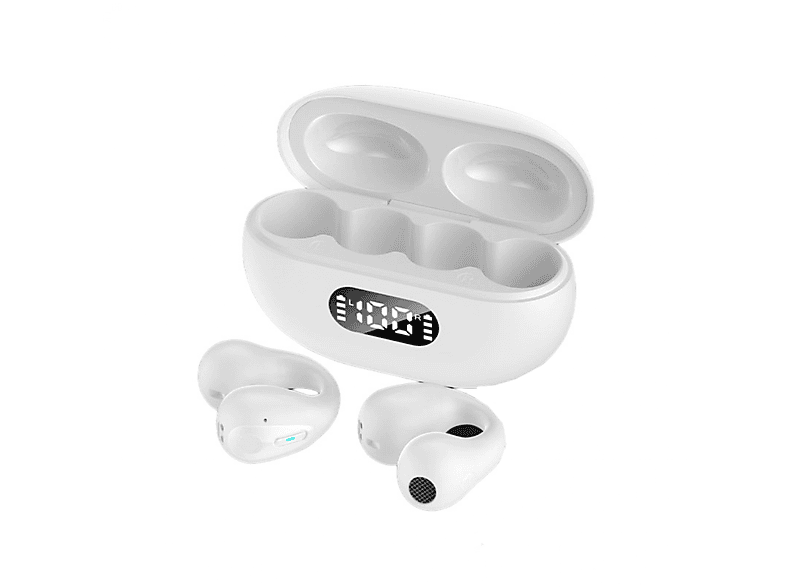 INF Kabellose Open-Ear-Kopfhörer Bluetooth 5.2, Open-ear Kabellose Kopfhörer Weiß