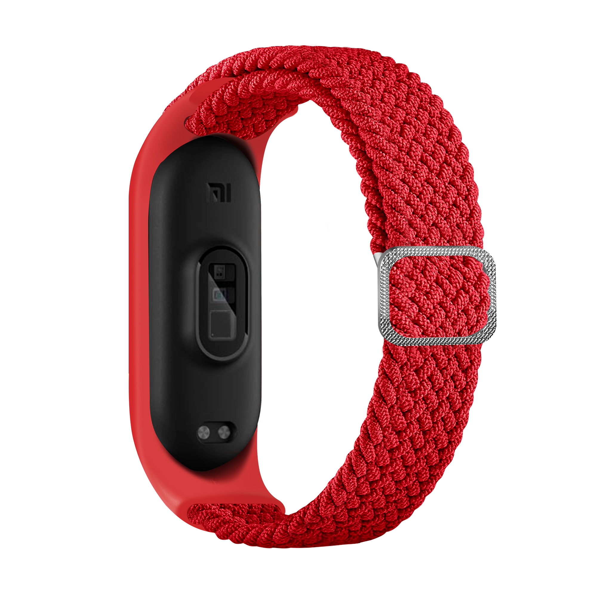 INF Uhrenarmband Nylon Rot Ersatzarmband, Mi 3/4/5/6/7/NFC, Band für Mi 3/4/5/6/7/NFC, Xiaomi Xiaomi, Band